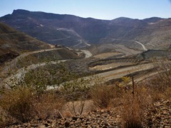 The Chino (Santa Rita) mine.  One of the largest and oldest open pit copper mines in the world.