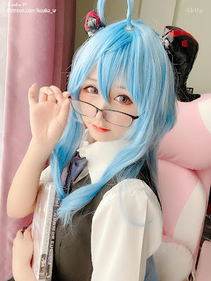 Coser@KuukoW No.067 Ganyu Pure Seifuku