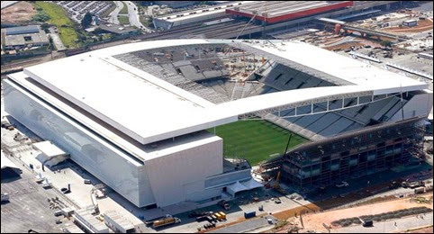 Estadio Arena do Corinthians, escenario de Ceremonia Apertura del ...