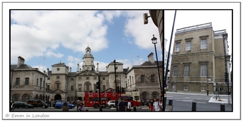 Horse Guards and Inigo Jones Banqueting House Whitehall