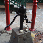 water pomp at ghibli museum in Mitaka, Japan 