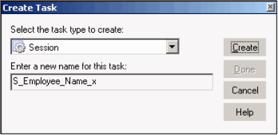 Informatic Task Creation