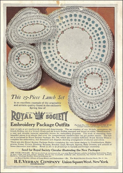 Royal Society Embroidery Kits HN 216