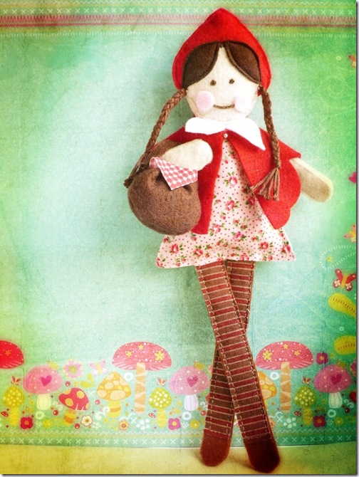 cafe creativo - Little Red Riding Hood Doll (1)