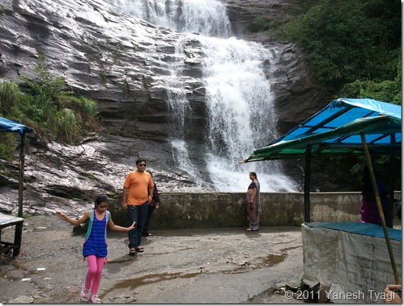 017. Cheeyappara waterfall - one of the rare falls which you can see from bottom
