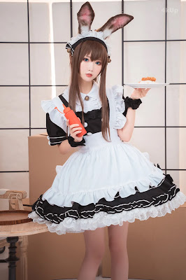 Coser@面饼仙儿 No.078 阿米驴女仆