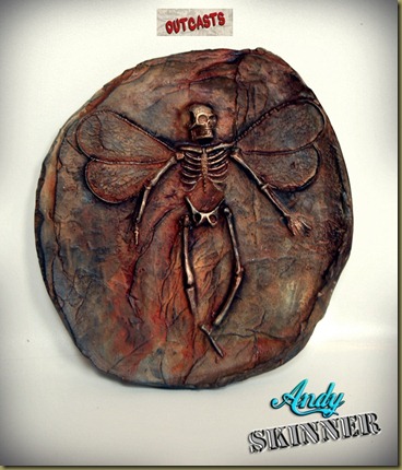 andy skinner fossil fairy altered art outcasts