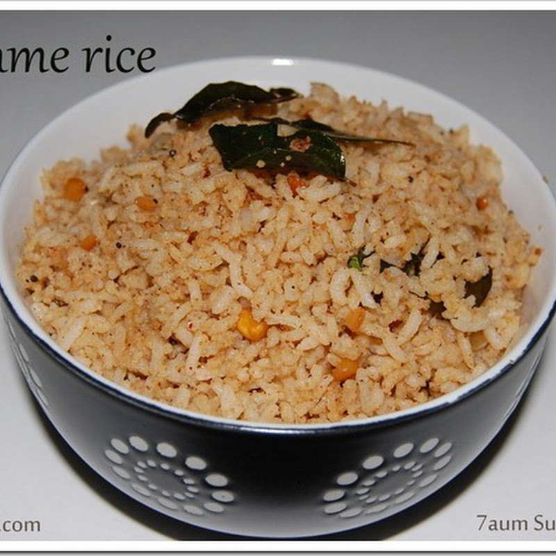 Sesame rice/ Ellu sadham