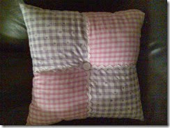 Cushion Patchwork Pink