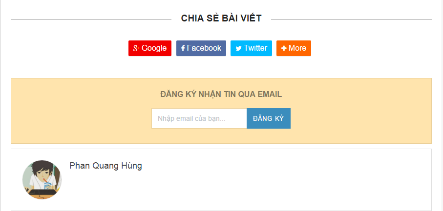 Template Blogspot PhanHungBlog V1 Responsive chuẩn SEO