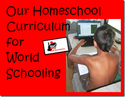 Our homeschool curriculum for world schooling - how we educate our children while we travel around the world in our RV.