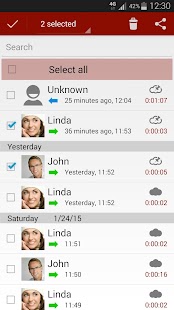 Automatic Call Recorder Screenshot