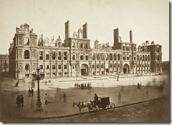 Hôtel de ville de Paris détruit en 1871