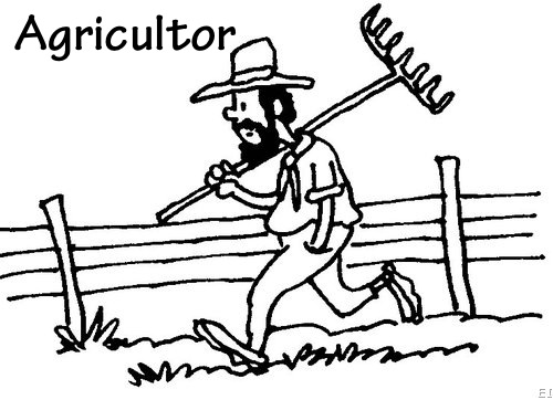 Dibujo Para Colorear Del Dia Del Agricultor Imagui