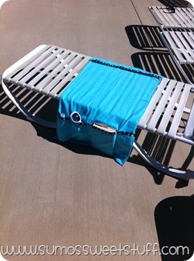 Pool Chair Organizer - www.sumossweetstuff.com #sewing