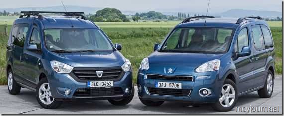 Dacia Dokker vs Peugeot Partner Teepee 02