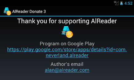 AlReader Donate 3 poster 2