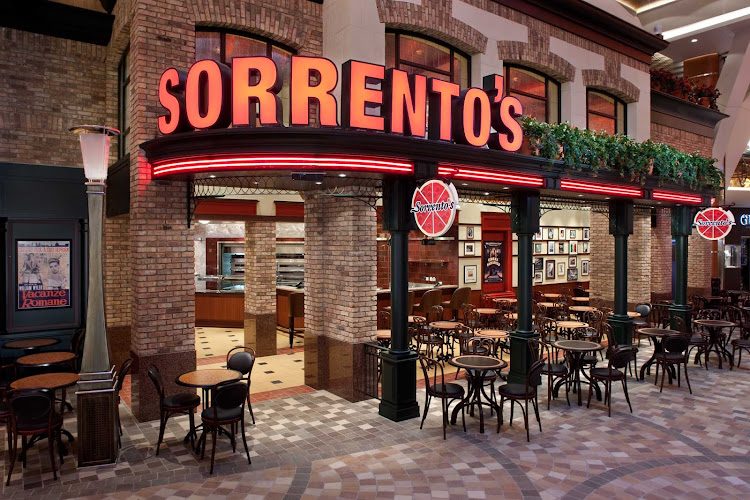 Ready for a no-nonsense Italian meal? Head to Sorrento's on Allure of the Seas.
