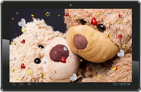 Teddy Bear Love live wallpaper