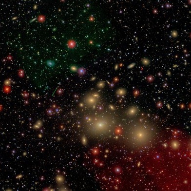 ambiente onde a galáxia NGC 1277 se localiza