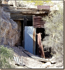 The mine entrance.