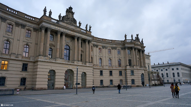 humboldt university where the book burning took place in Berlin, Germany 