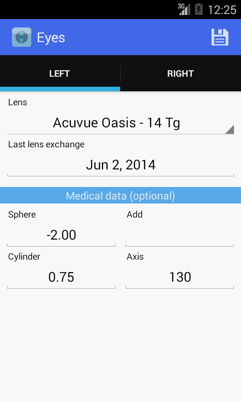 Lens Reminder Screen 2