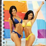 Gemelas Davalos Sexy Portadas Cuadernos Scribe 2012 Foto 16