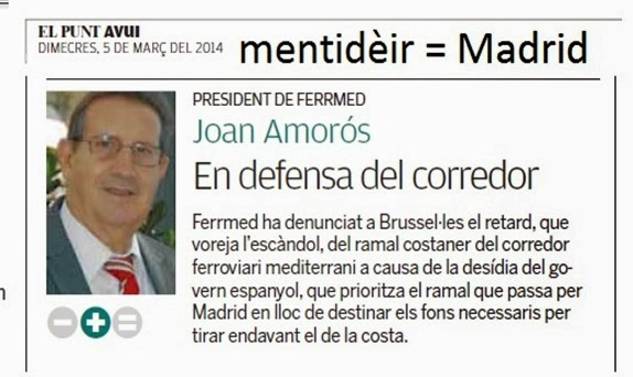 corredor Mentidèir = Madrid