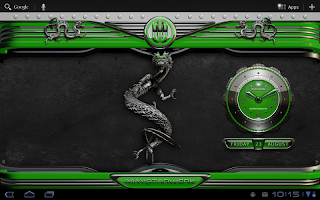 dragon digital clock green APK スクリーンショット画像 #10