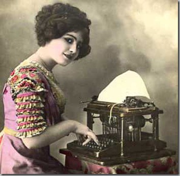 Typing a letter