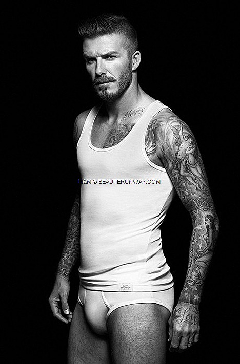H&M Autumn Winter 2012 2013 David Beckham Bodywear briefs, boxers, trunks vests ,Henleys T-shirts long johns pants shorts H&M USA, Europe Singapore renowned photographer Alasdair McLellan