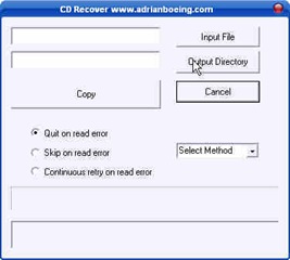 CDCopy vous permet de réparer un CD ou DVD endommagé