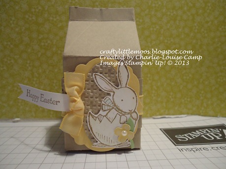 vintage bunny everybunny mini milk carton crumb cake Check it out at craftylittlemoos.blogspot.com Created by Charlie-Louise Camp Images Stampin' Up! © 2013 24-03-2013 08-59-44