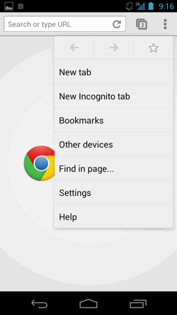 Chrome Beta Android 4-06