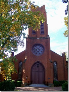 Trinity Church Tower in Staunton, VA