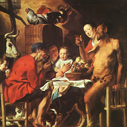 90 - Jordaens - El satiro y la familia de campesinos
