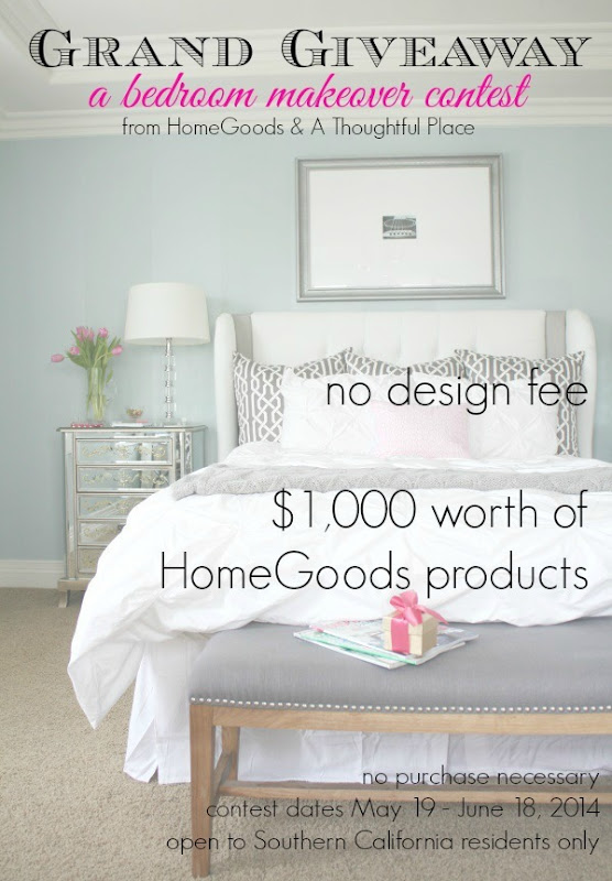 grand giveaway: homegoods bedroom makeover contest - a thoughtful place
