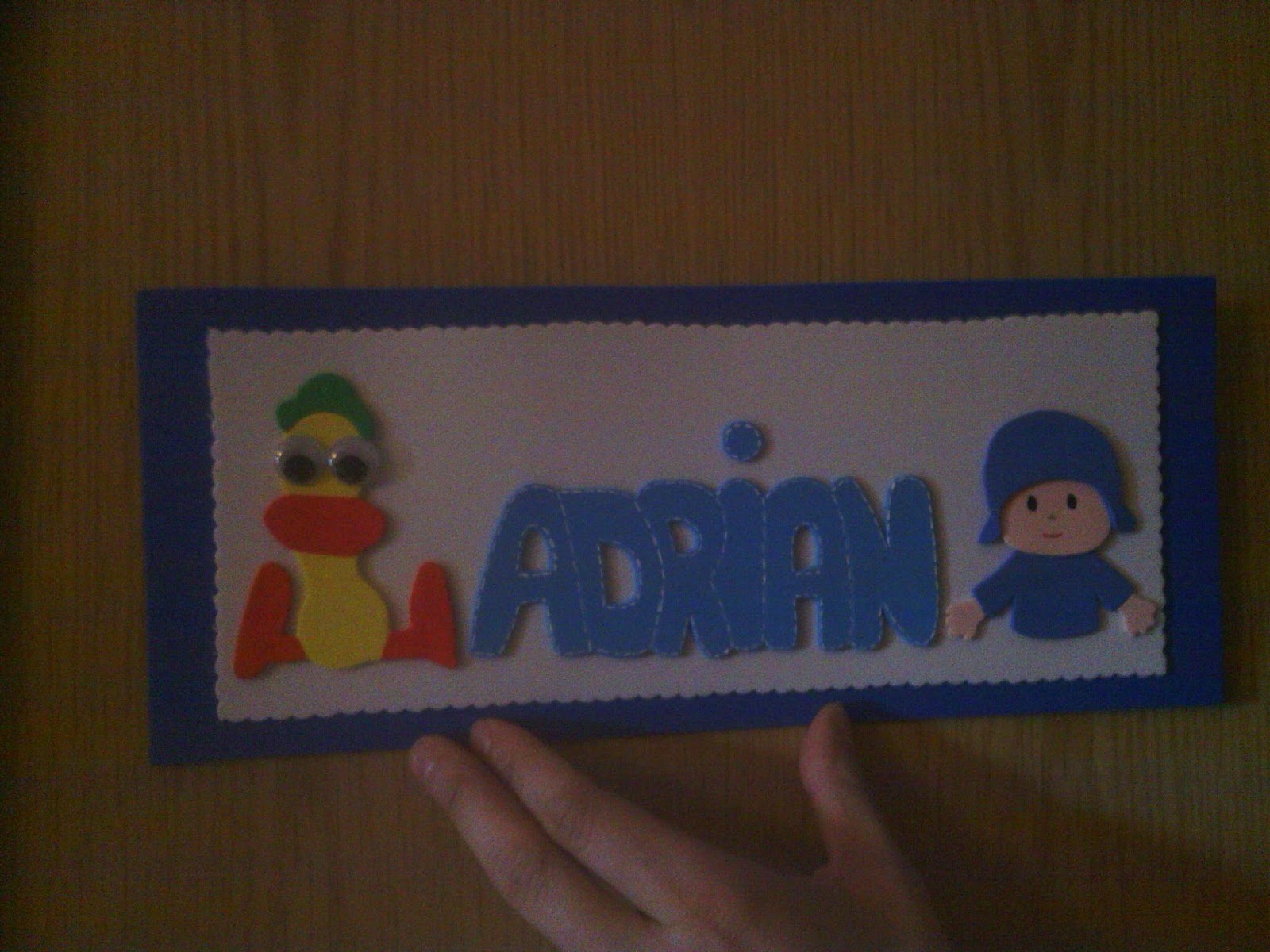 TU RINCON DE GOMAEVA: Nombre para puertas.