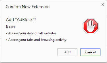 adguard adblock permissions