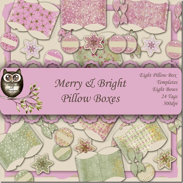 Merry & Bright Pillow Box Front Page