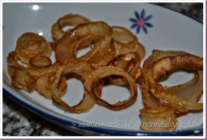 Anelli di cipolla fritti (6)