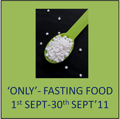 only fasting food