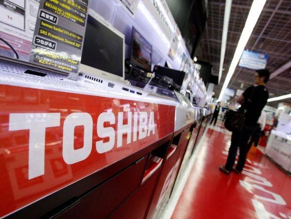Lucro trimestral da Toshiba cresce 178%