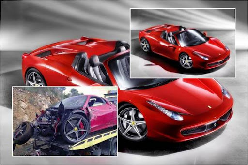 Ferrari 458 Spider Ini Baru Beli Ngetes Jalan Ringsek Ferrari 458