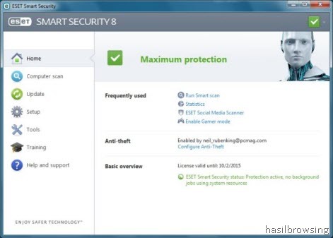 ESET SMART security 8 screenshot
