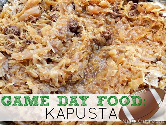 Kapusta - sauerkraut, sausage and mushrooms