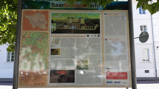 Saarbrücken Schloss Infotafel