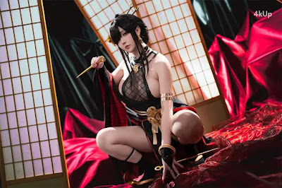 Coser@星之迟迟Hoshilily 圣诞节 约尔 同人和风战斗服