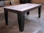 Vintage Industrial Coffee Table : Diy - Featuring a unique blend of vintage industrial and contemporary style elements, the.